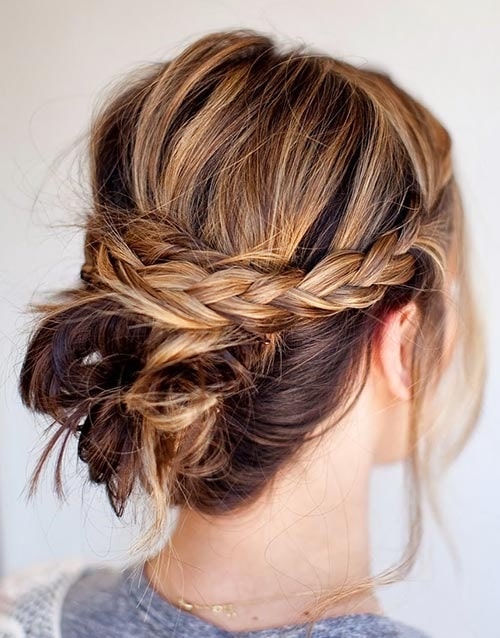 Bohemian Updo Hairstyle