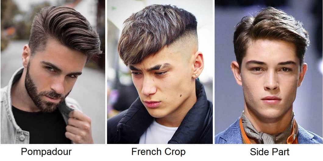 Men's Hairstyles for Heart Face Shape