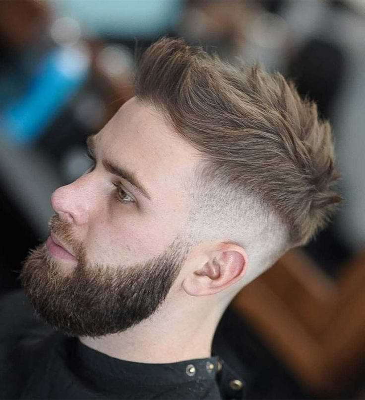 Quiffs with Fade Hairstyle