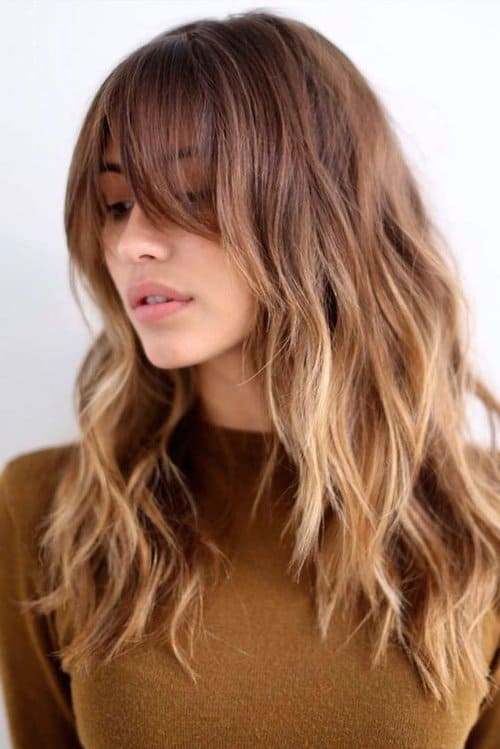 Step Cut With Bangs for Long Hair