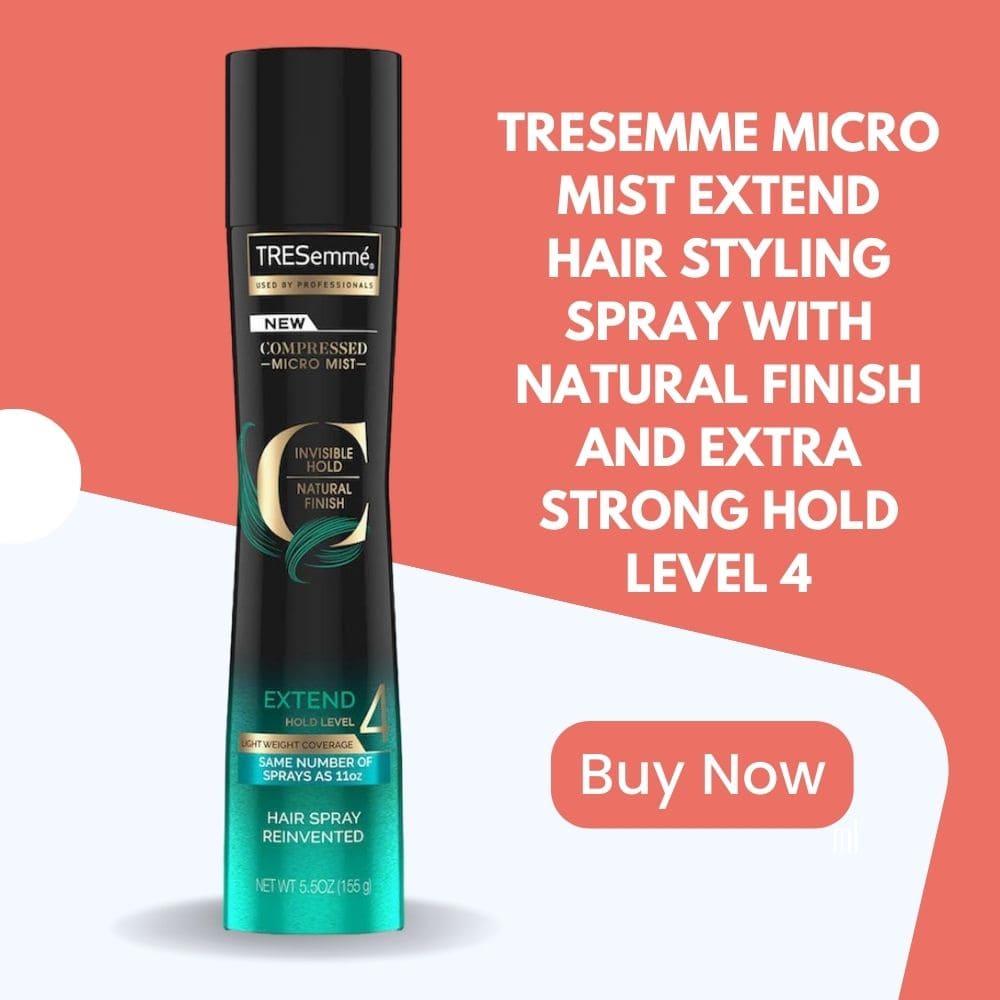 Tresemme Micro Mist Extend Hair Styling Spray with Natural Finish and Extra Strong Hold Level 4