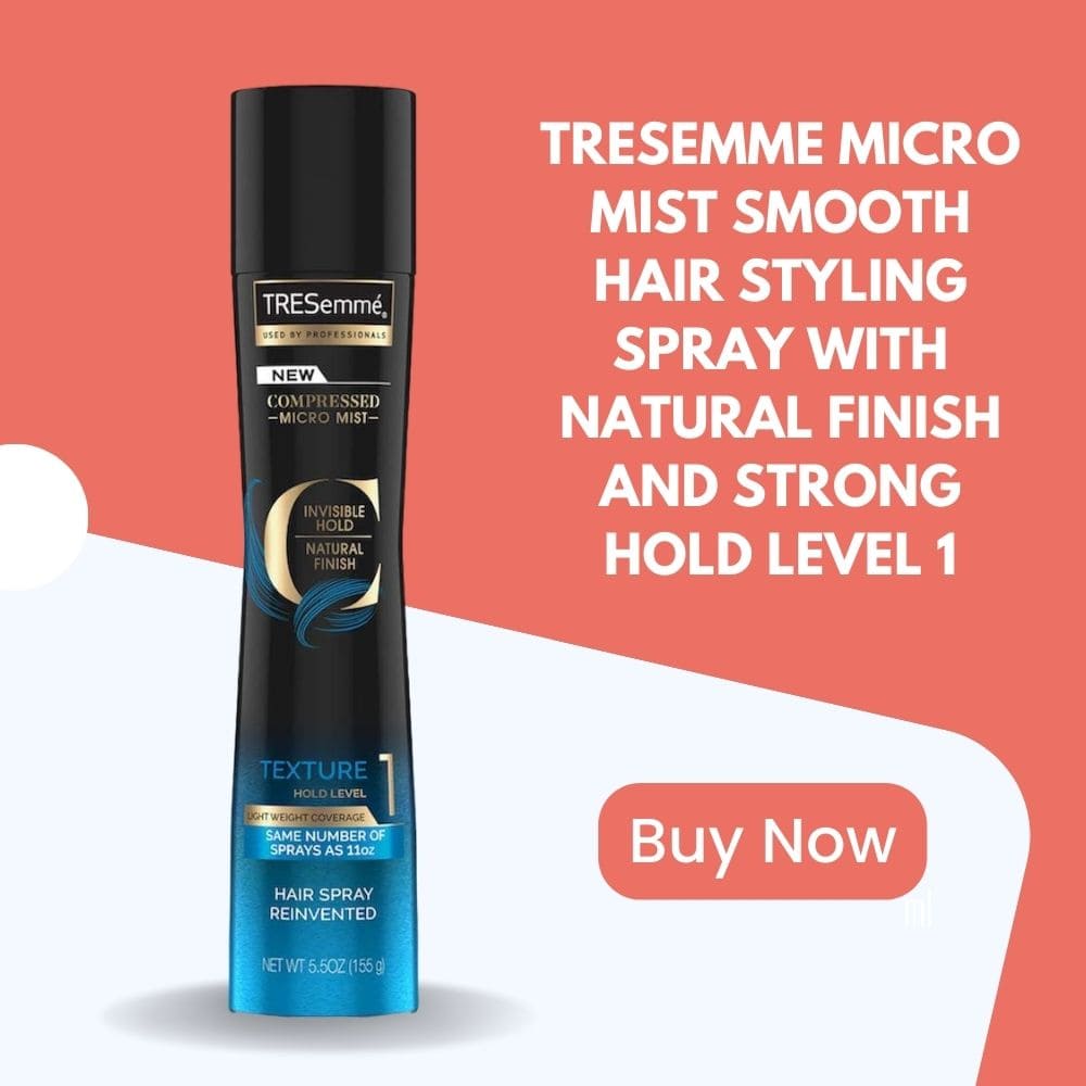 Tresemme Micro Mist Smooth Hair Styling Spray with Natural Finish and Strong Hold Level 1